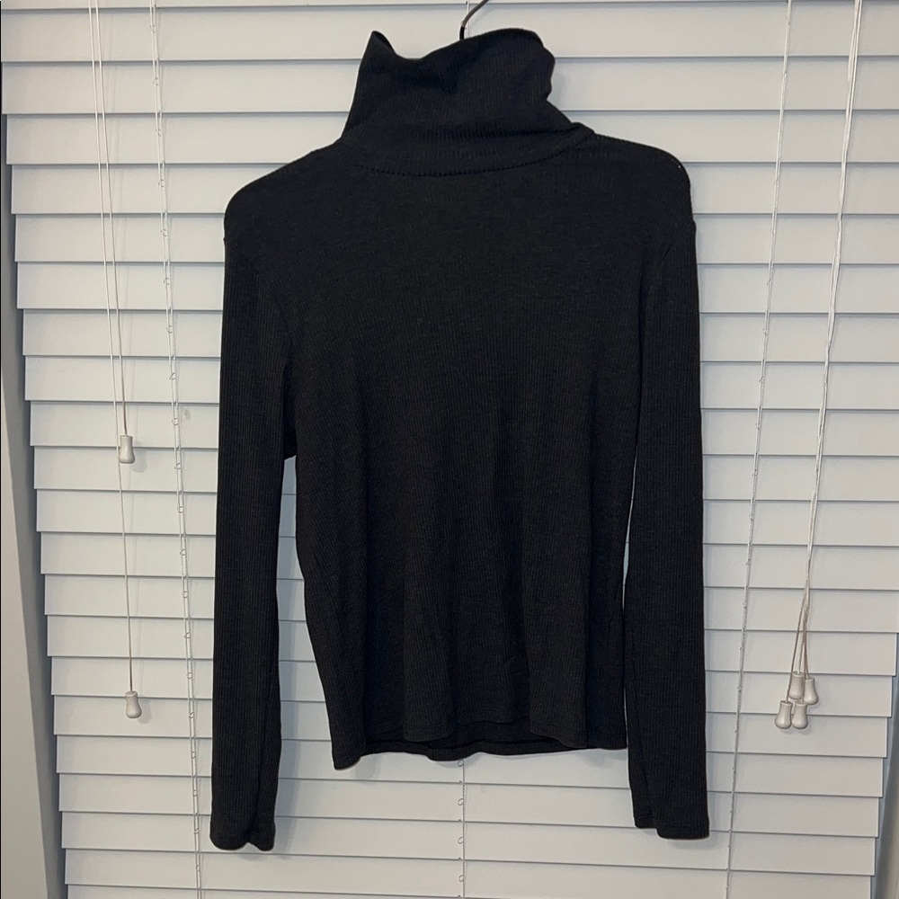 Gray Turtleneck
